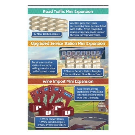 Kickstarter Pack for the board game Autobahn by Maldito Games