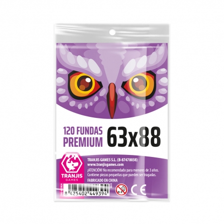 OWL sleeves 63X88mm from Tranjis Games