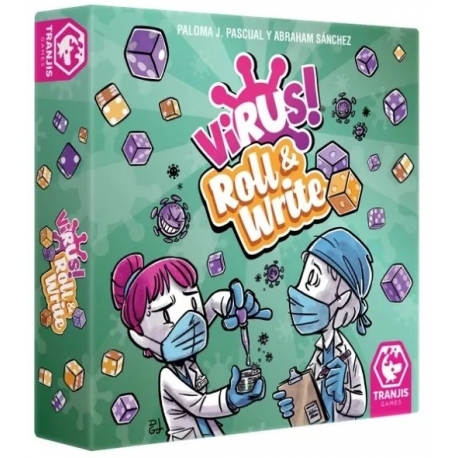Virus! Roll & Write board game from Tranjis Games