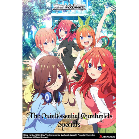 Weiß Schwarz - The Quintessential Quintuplets Specials Premium Booster Display (6 packs) (Inglés) de Bushiroad