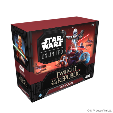 TCG Star Wars: Unlimited - Twilight of the Republic Prerelease Box de Fantasy Flight Games