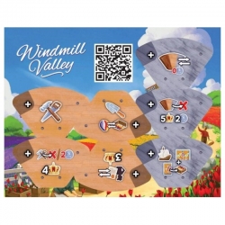 juego de mesa El valle de los molinos New Wheel Enhancements de Maldito Games