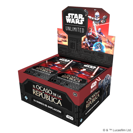 TCG Star Wars: Unlimited - Twilight of the Republic Booster Display (24 Booster) Spanish from Fantasy Flight Games