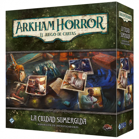 Arkham Horror LCG: La ciudad sumergida expansión investigadores de Fantasy Flight Games