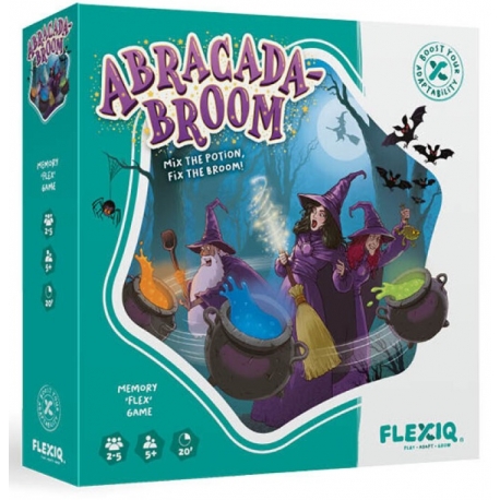 Abracada-Broom board game from Flexiq
