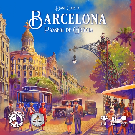 Barcelona: Passeig de Gràcia board game from Maldito Games