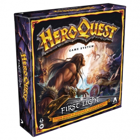 English edition of the board game Heroquest First Light game system from Hasbro