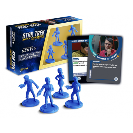 Commander Scotty - Federation Expansion - Star Trek Away Missions (Inglés) de Gale Force Nine