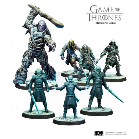 Juego de mesa de miniaturas White Walkers - Game of Thrones Miniatures Game expansion (Inglés) de Knight Models