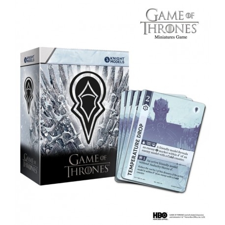 Juego de mesa de miniaturas White Walkers Objective Card Pack Game of Thrones Miniatures Game (Inglés) de Knight Models