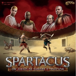 Spartacus in full game, board, fighters, chips, cards ... everything you need