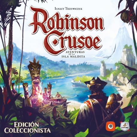 Juego de mesa Robinson Crusoe Aventura en la isla maldita Edición coleccionista de Maldito Games