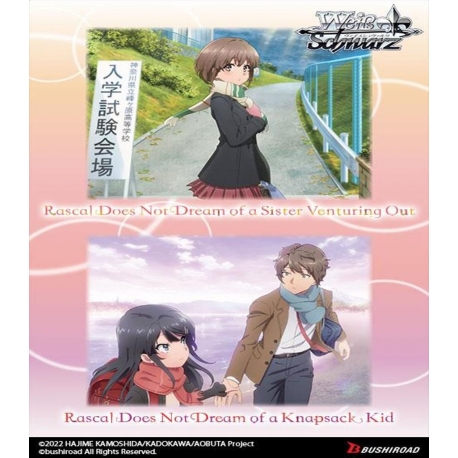 Weiß Schwarz - Rascal Does Not Dream Series Booster Display (12 Packs) (English) from Bushiroad