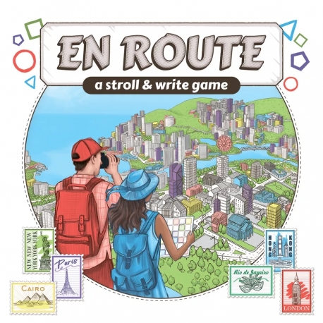 Juego de mesa En ruta: un juego de paseo y escritura (Inglés) de CrowD Games