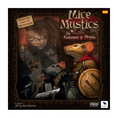 Juego de mesa Mice and Mystics (De Ratones y Magia) Tercera Edición Revisada de Ediciones MasQueOca