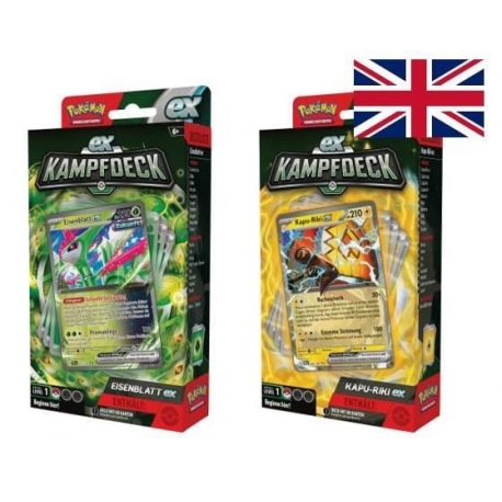 Pokémon TCG EX Battle Decks October 2024 Expositor (6) (Inglés)