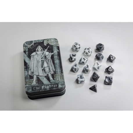 Character Class Classic RPG Dice Set Fighter (15)