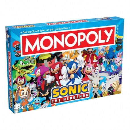 Monopoly Juego de Mesa Sonic the Hedgehog (Alemán)