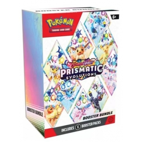 Pokémon SV8.5 Booster Bundle Escarlata y Púrpura 8.5 -Prismatic Evolutions (Inglés) de Pokémon Company