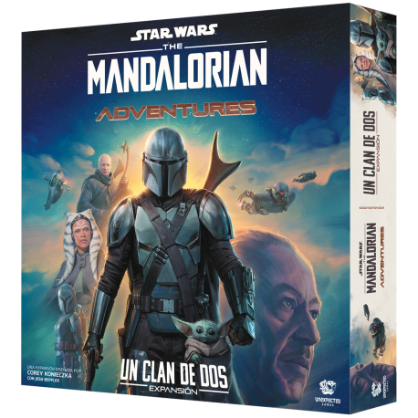 Expansión Un Clan de Dos para el juego de mesa The Mandalorian: Adventures de Unexpected Games