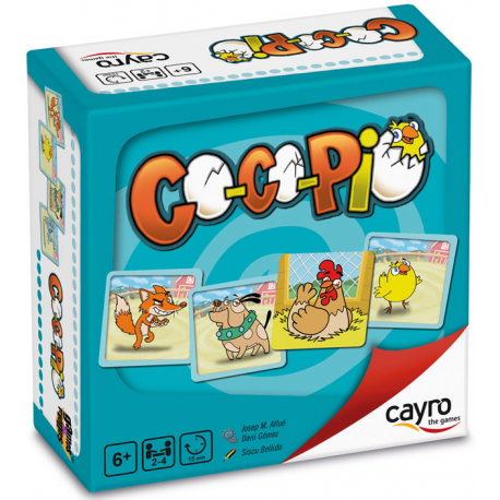 The CO-CO-PIO card game from Cayro