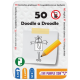 50 Doodle a Droodle Board Game by Old Teddy