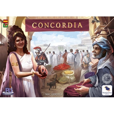 Juego de mesa Concordia 8ª Edición (Español / Portugués) de Ediciones MasQueOca