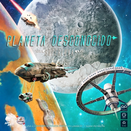 Expansion the board game Planet Unknown: Supermoon (Spanish) from Maldito Games