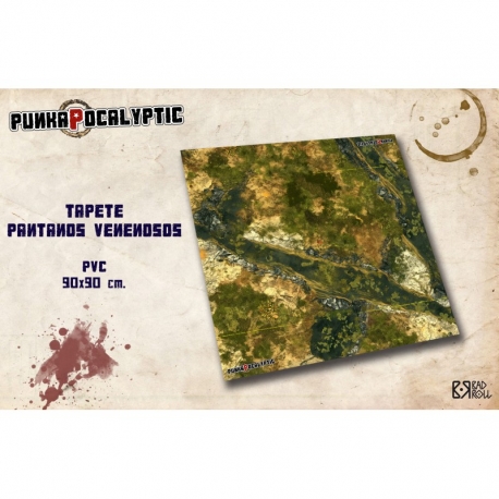 Punkapocalyptic Tapete Pantanos Venenosos de Bad Roll Games