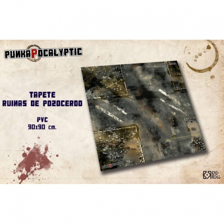 Punkapocalyptic Tapete Ruinas de Pozocerdo de Bad Roll Games