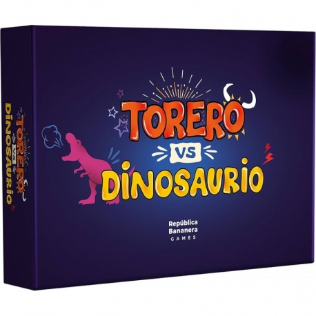 The Bullfighter vs Dinosaur card game from República Bananera Games
