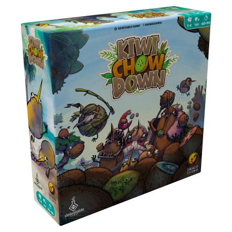 Kiwi Chow Down board game by Draco Studio
