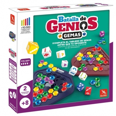 Juego de mesa Batalla de genios Gemas de Ludilo