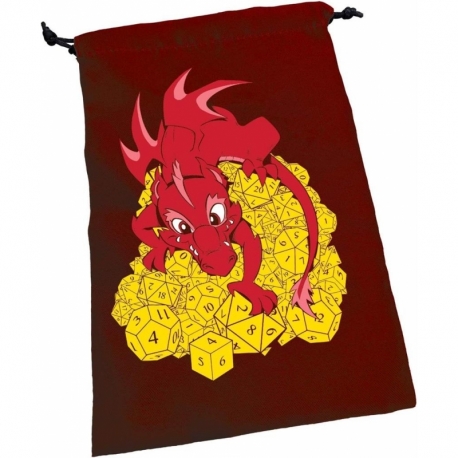 Dice Dragon Dice Bag Red