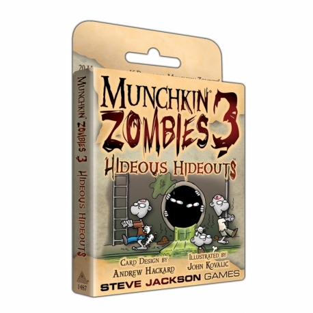 Munchkin Zombies 3 Hideous Hideouts (Inglés)