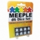 Meeple D6 Dice Set Black