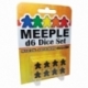 Meeple D6 Dice Set Yellow