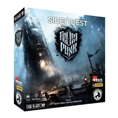 Juego de mesa de escape room Side Quest Frostpunk de TCG Factory