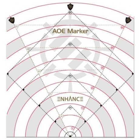 Enhance RPG Series 30ft Spell AoE Damage Template