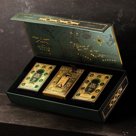 El Señor de los Anillos Baraja de cartas Premium Box Set (4 barajas)