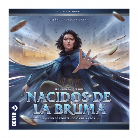 the Mistborn board game from Devir (Spanish)
