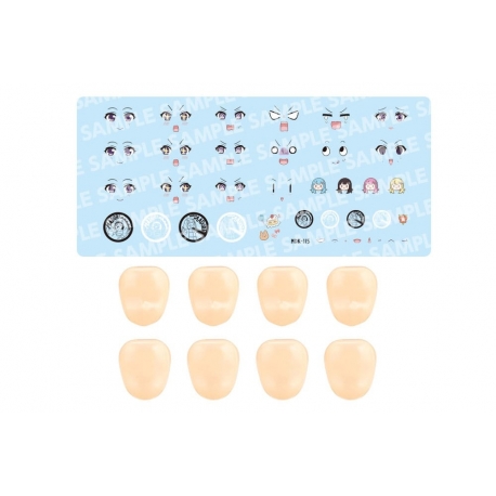 Sousai Shojo Teien Accessories 1/10 Customized Face & Decal Set Vol. 5 Designed by Raguhonoerika For Madoka Yuki A