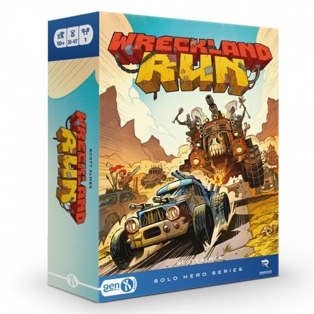 Wreckland Run board game (Spanish) from Gen X Games