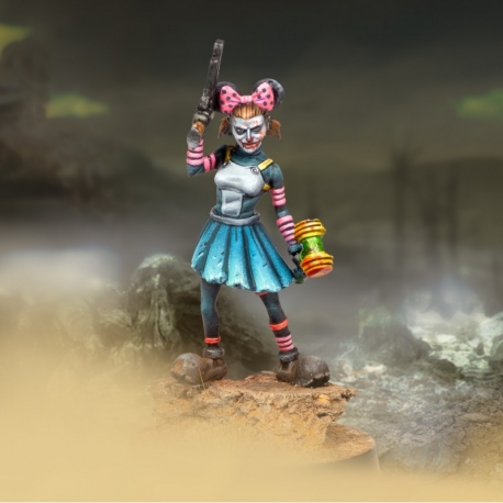 Punkapocalyptic Klown (pistol and mace) from Bad Roll Games