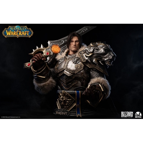 World of Warcraft Life-size bust Varian Wrynn 120 cm