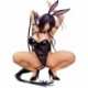 Ikki Tousen Extravaganza Epoch Statue 1/4 Kanu Unchou: Bare Leg Bunny Ver. 2nd 32 cm