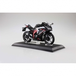 Diecast Bike Series Statue 1/12 Kawasaki Ninja ZX-25R Metallic Spark Black×Peal Flat Stardust White 16 cm