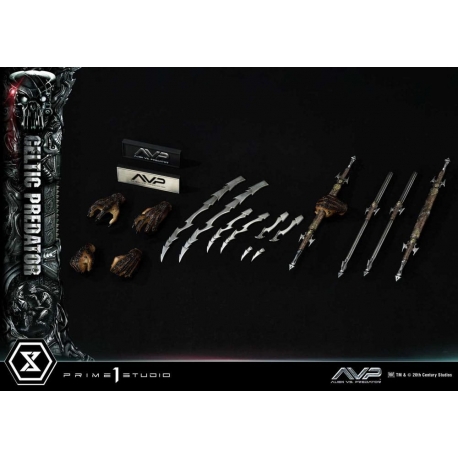 The Alien vs. Predator Estatua Museum Masterline Series 1/3 Celtic Predator 95 cm