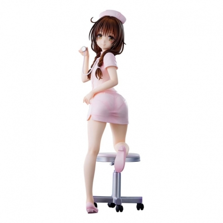 To Love-Ru Darkness Statue PVC Mikan Yuki Nurse Cos 25 cm