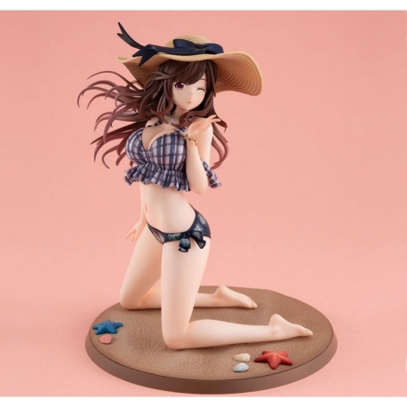 The Idolmaster Shiny Colors Estatua PVC Kogane Tsukioka Be Bop Beach Ver. 17 cm